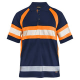 Blåkläder 3338 Warnschutz Polo-Shirt – marine/orange