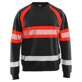 Blåkläder 3359 Warnschutz Pullover – schwarz/rot