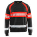 Blåkläder 3359 Warnschutz Pullover – schwarz/rot