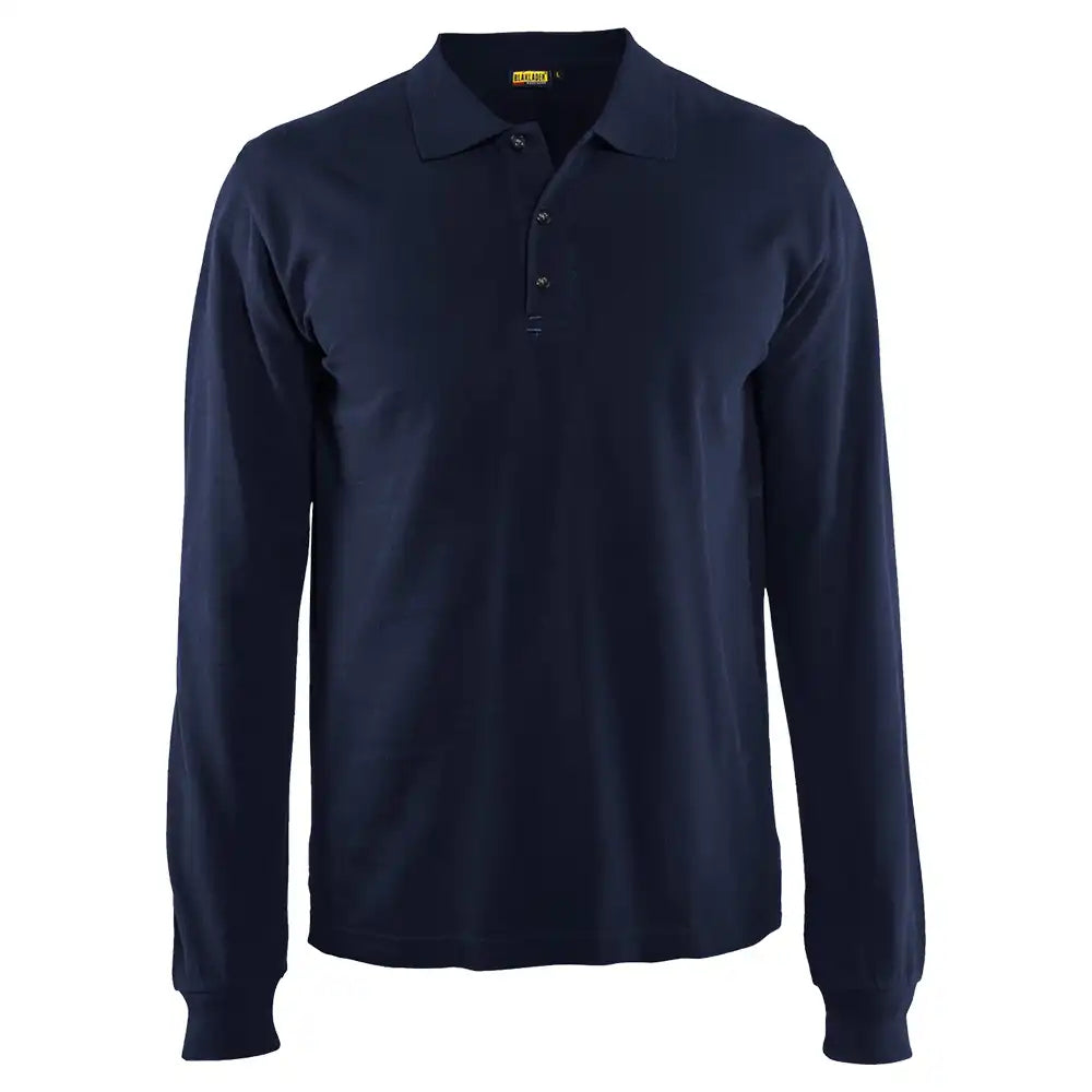 Blåkläder 3388 Langarm Polo-Shirt – marine