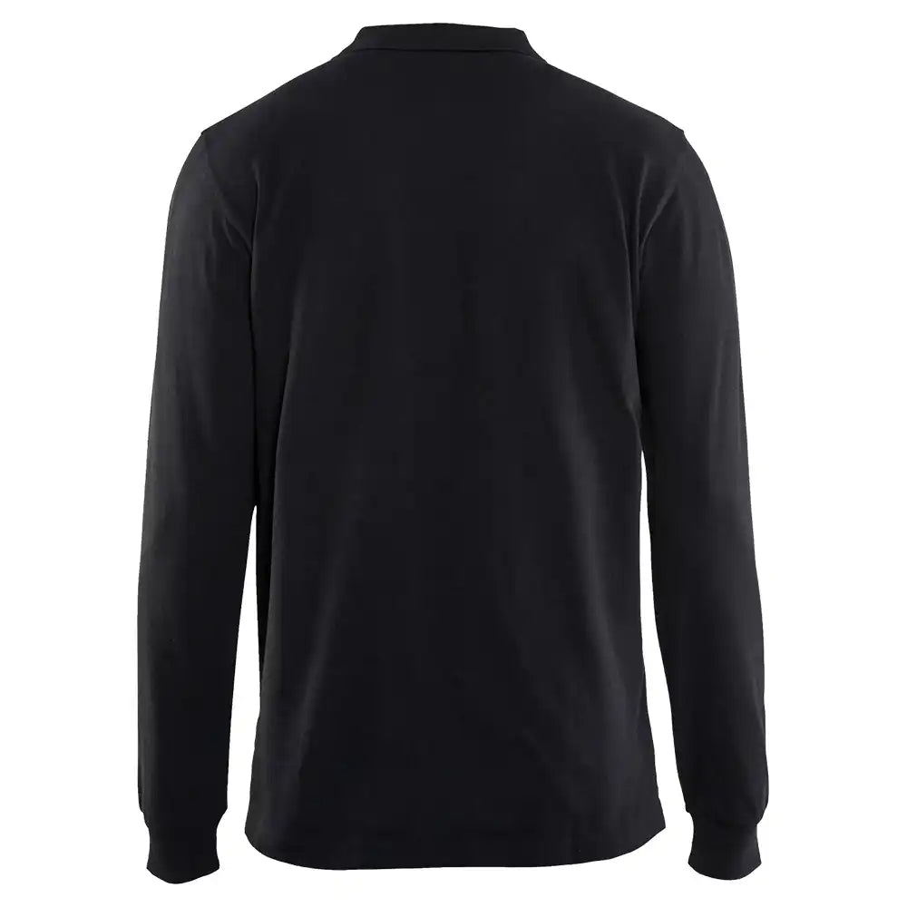 Blåkläder 3388 Langarm Polo-Shirt – schwarz