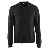 Blåkläder 3388 Langarm Polo-Shirt – schwarz