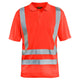 Blåkläder m. UV-Schutz 3391 Warnschutz Polo-Shirt – hellrot