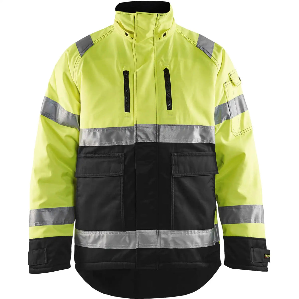 Blåkläder 4828 Warnschutz-Winterjacke – gelb/schwarz