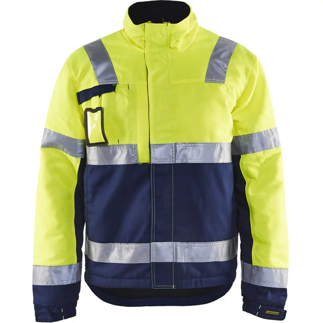 Blåkläder 4862 Warnschutz Winterjacke – gelb/marine