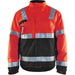 Blåkläder 4862 Warnschutz Winterjacke – rot/schwarz