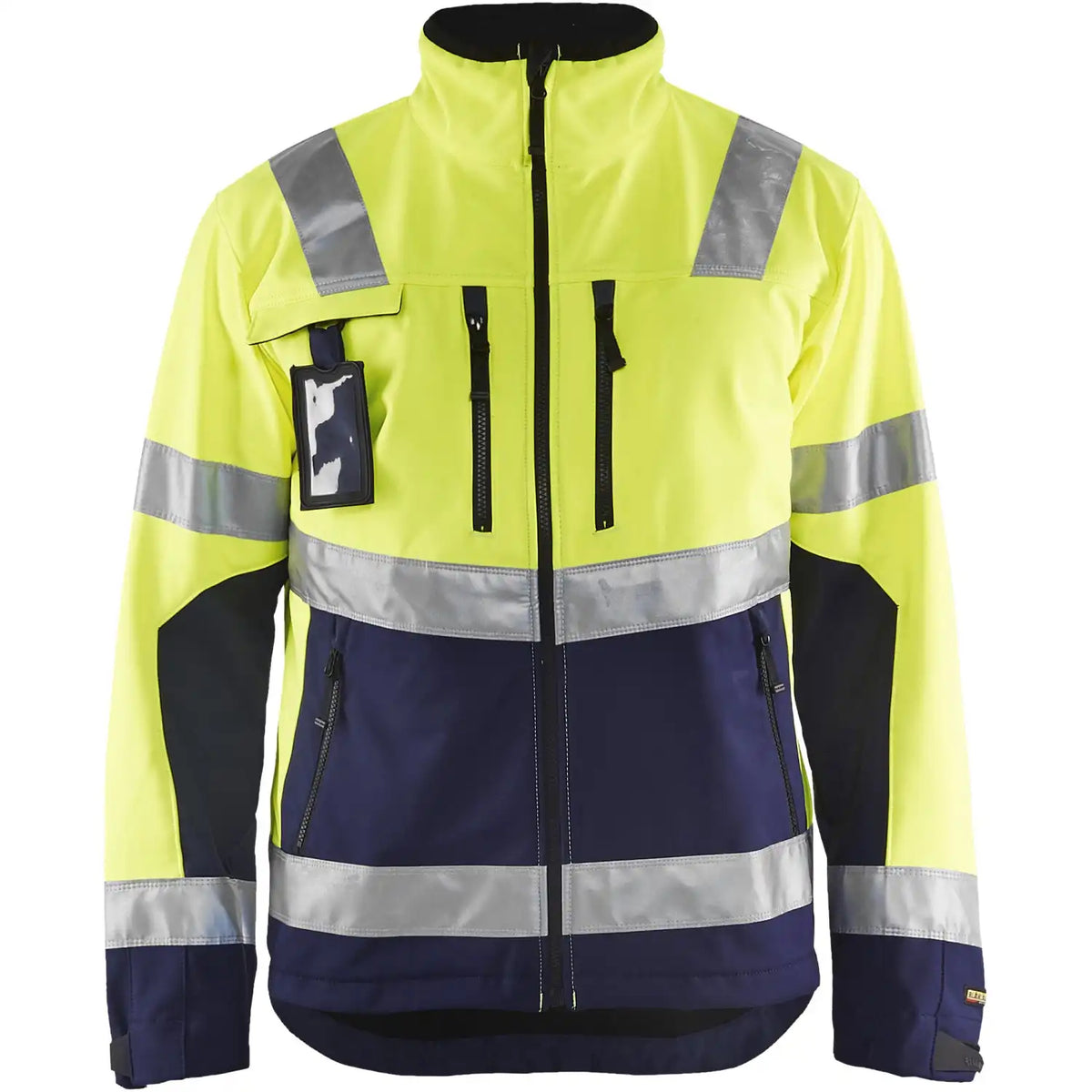 Blåkläder 4900 Warnschutz Softshelljacke – gelb/marine