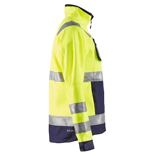Blåkläder Damen 4902 Warnschutz Softshelljacke – gelb/marine