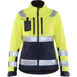 Blåkläder Damen 4902 Warnschutz Softshelljacke – gelb/marine