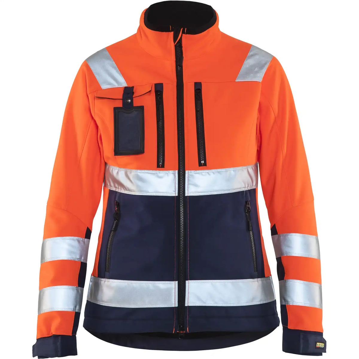 Blåkläder Damen 4902 Warnschutz Softshelljacke – orange/marine