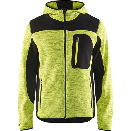 Blåkläder 4930 mit Softshell Strickjacke – gelb/schwarz