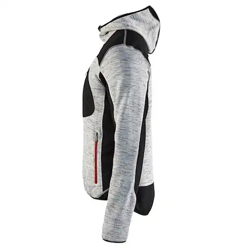 Blåkläder 4930 mit Softshell Strickjacke – grau/schwarz