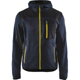 Blåkläder 4930 mit Softshell Strickjacke – dunkelblau/gelb