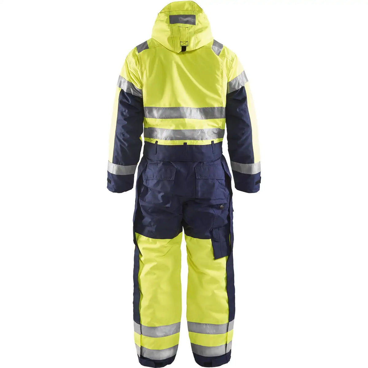 Blåkläder 6763 Warnschutz Winteroverall – gelb/marine