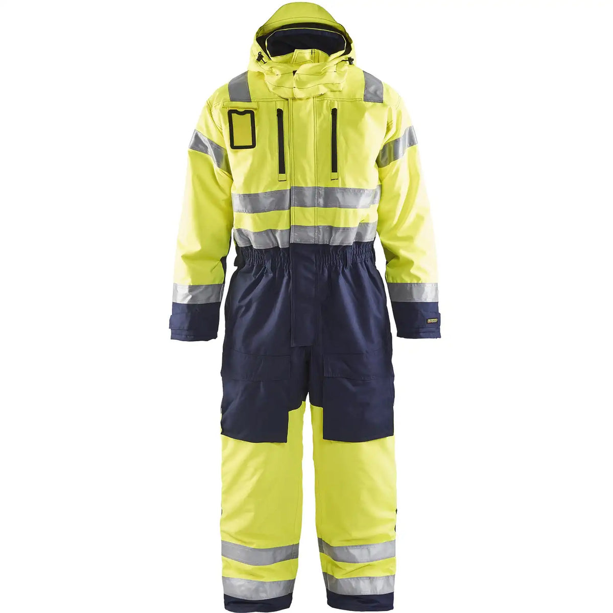 Blåkläder 6763 Warnschutz Winteroverall – gelb/marine