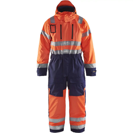 Blåkläder 6763 Warnschutz Winteroverall – orange/marine