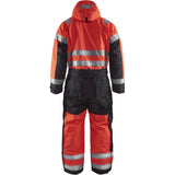 Blåkläder 6763 Warnschutz Winteroverall – rot/schwarz