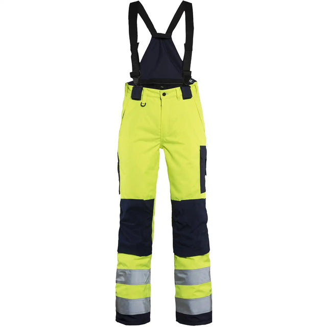Blåkläder Damen 7885 Warnschutz-Winterhose – gelb/marine
