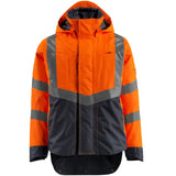 Mascot Harlow Safe Supreme zweif Warnschutzjacke – orange/schwarzblau