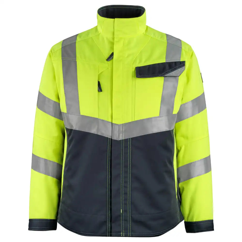 Mascot Oxford Safe Supreme Warnschutzjacke – gelb/schwarzblau