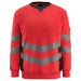 Mascot Wigton Safe Supreme Warn-Sweatshirt – rot/anthrazit