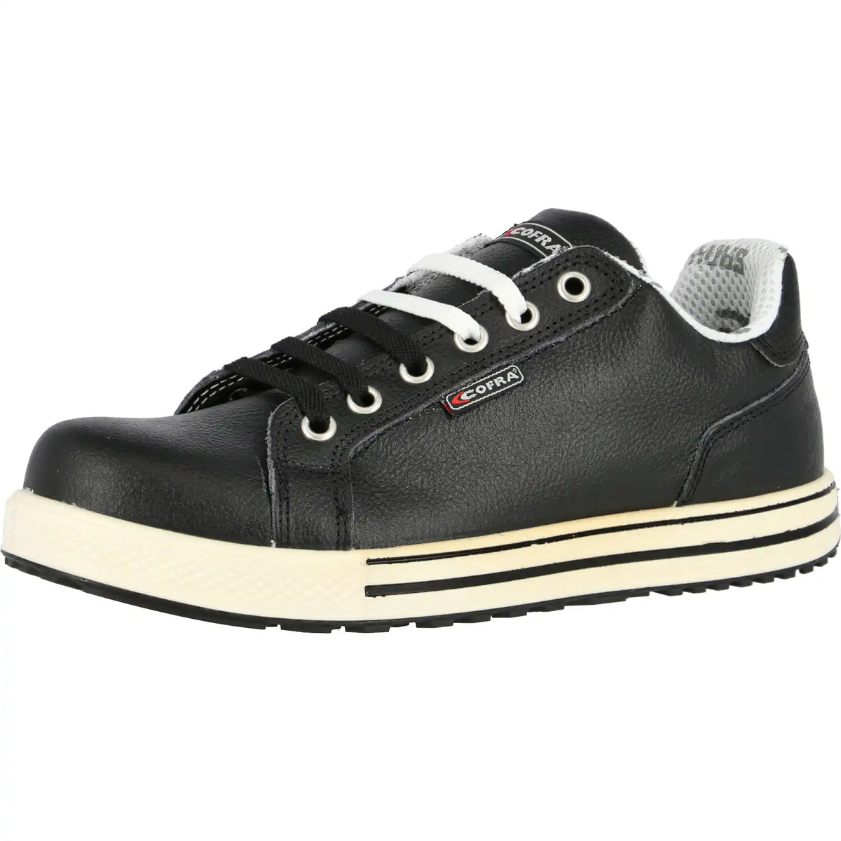 Cofra Throw Old Glories S3 Sicherheitshalbschuhe schwarz – schwarz