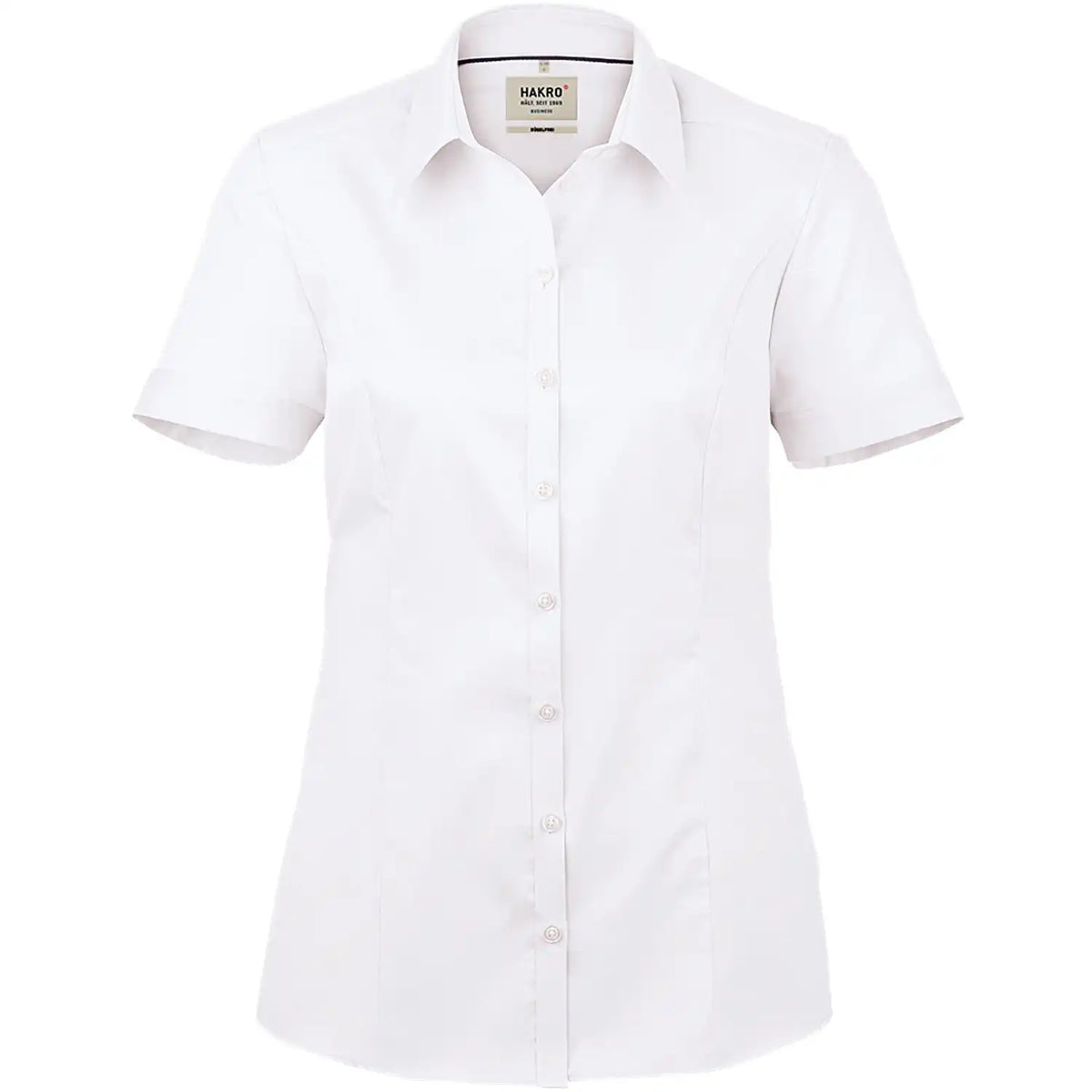 Hakro Business Comfort halbarm 112 Bluse – weiß