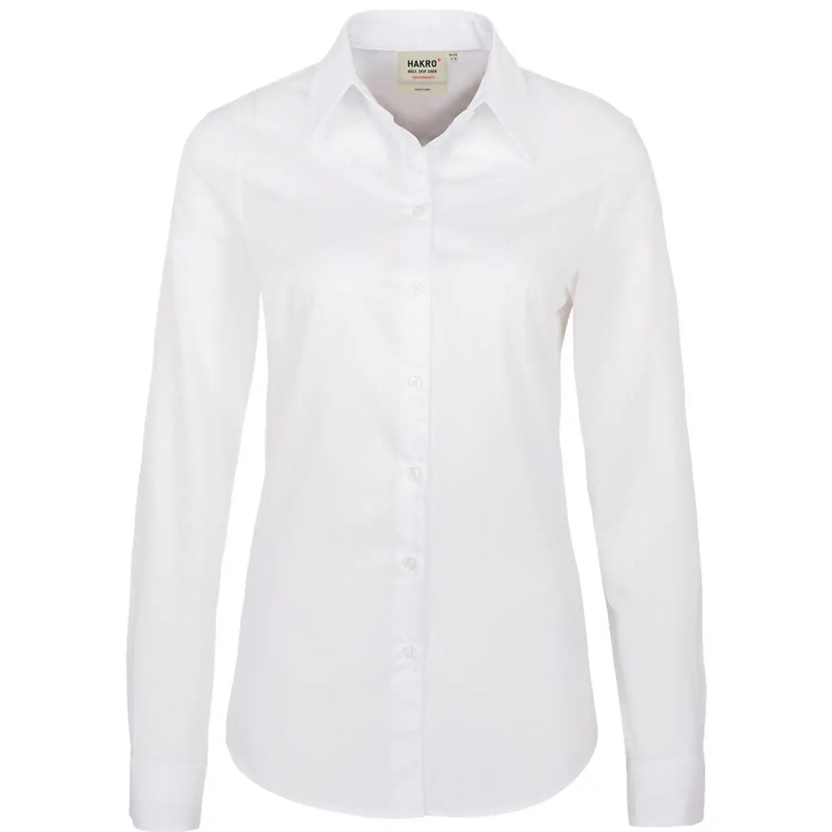 Hakro Damen Performance 121 Bluse 1/1-Arm – weiß