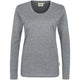Hakro Damen Classic 160g/m² 178 Longsleeve – grau-meliert