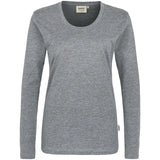 Hakro Damen Classic 160g/m² 178 Longsleeve – grau-meliert