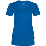 Hakro Damen Coolmax 130g/m² 187 V-Shirt – royal