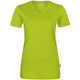 Hakro Damen Coolmax 130g/m² 187 V-Shirt – kiwi