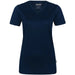 Hakro Damen Coolmax 130g/m² 187 V-Shirt – tinte