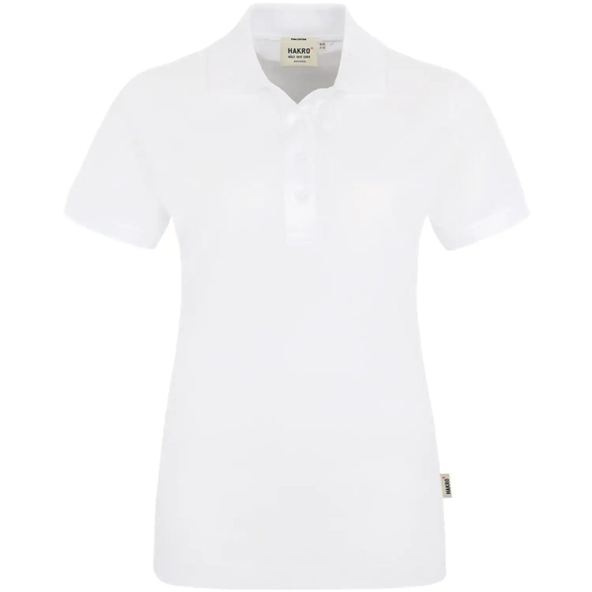 Hakro Damen PIMA-COTTON Premium 201 Poloshirt – weiß