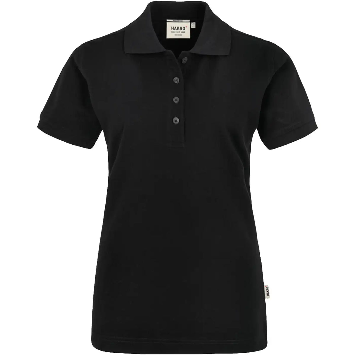 Hakro Damen PIMA-COTTON Premium 201 Poloshirt – schwarz
