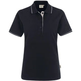Hakro Damen Casual 203 Contrast Polo-Shirt – schwarz