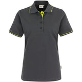 Hakro Damen Casual 203 Contrast Polo-Shirt – anthrazit