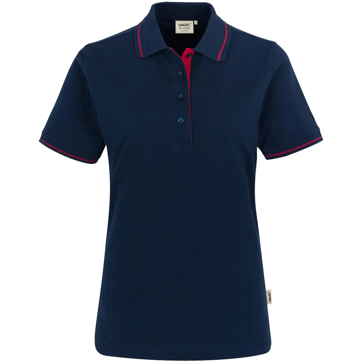 Hakro Damen Casual 203 Contrast Polo-Shirt – tinte