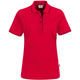 Hakro Damen Casual 203 Contrast Polo-Shirt – rot/schwarz