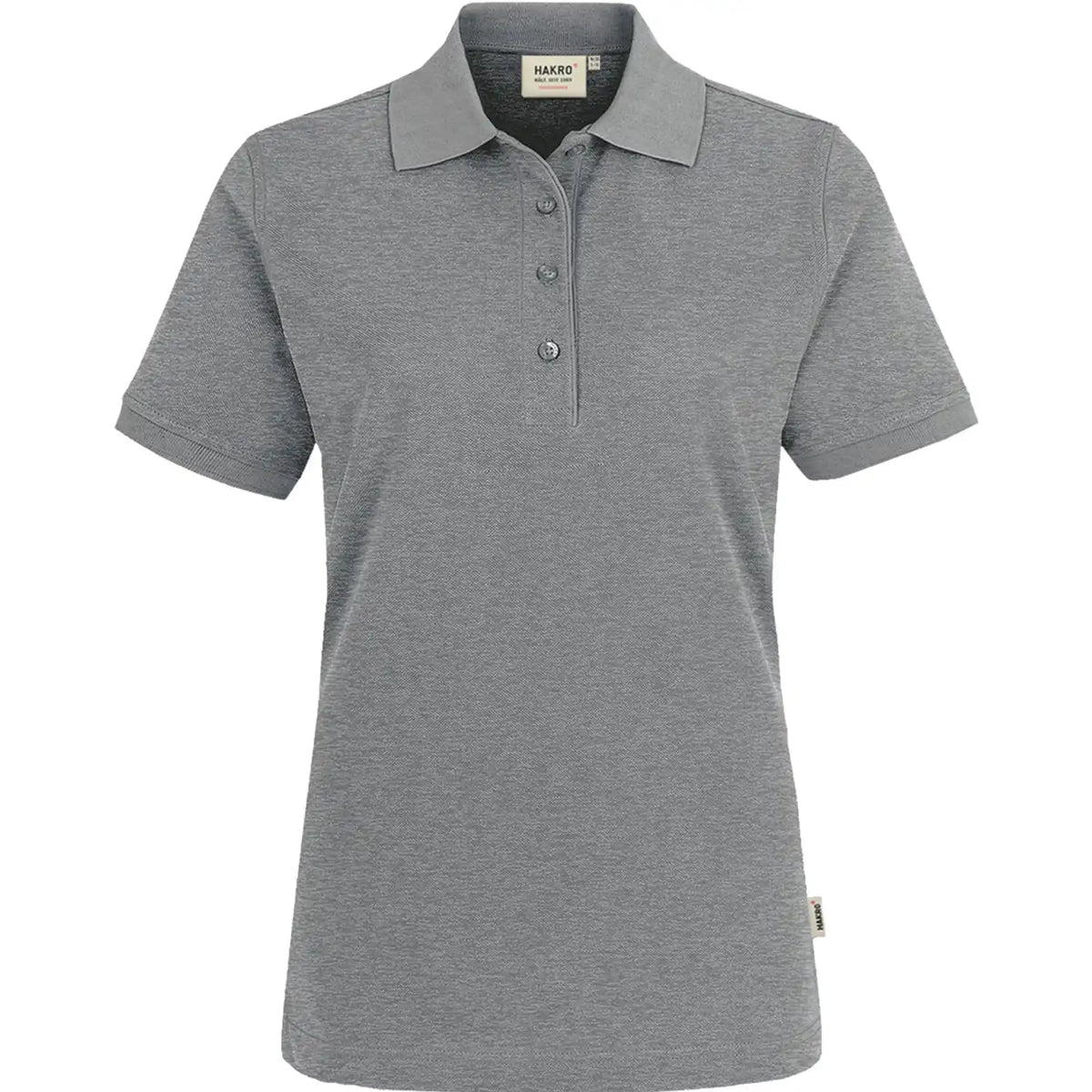 Hakro Damen Performance 216 Polo-Shirt – grau-meliert