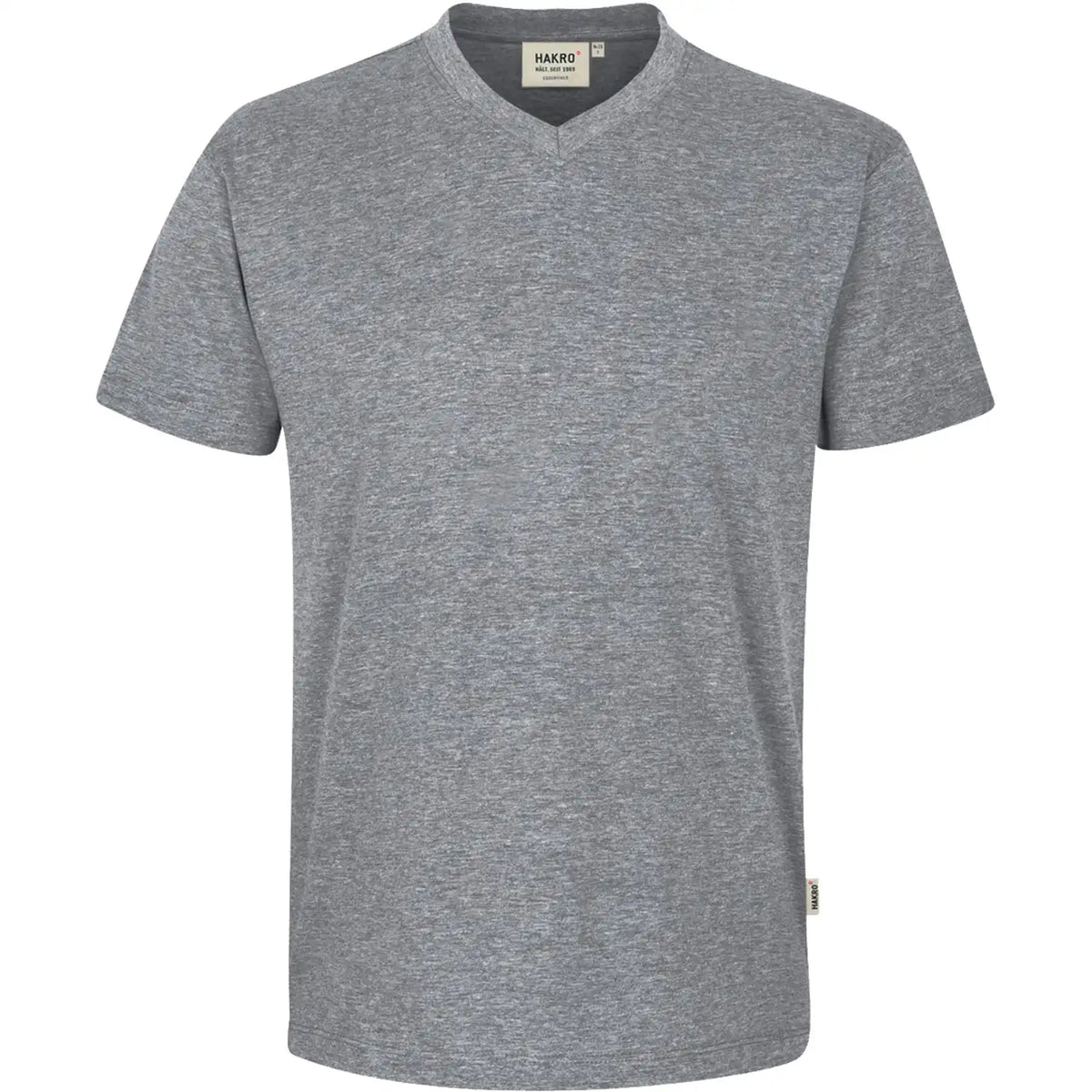 Hakro Classic 160g/m² 226 V-Shirt – grau-meliert