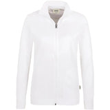 Hakro Damen Interlock 227 Casual-Jacke – weiß