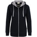 Hakro Damen Bonded 255 -Kapuzen-Jacke – schwarz