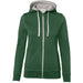 Hakro Damen Bonded 255 -Kapuzen-Jacke – tanne/silber