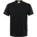 Hakro Contrast Performance 290 T-Shirt – schwarz