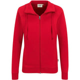 Hakro Damen College 406 -Sweatjacke – rot