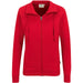 Hakro Damen College 406 -Sweatjacke – rot