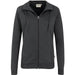 Hakro Damen College 406 -Sweatjacke – anthrazit