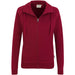 Hakro Damen College 406 -Sweatjacke – weinrot