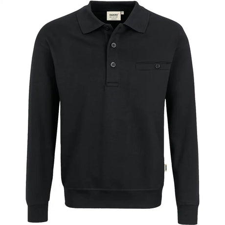 Hakro Premium 457 Pocket-Sweatshirt – schwarz